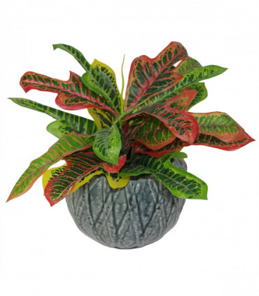 40cm Artificial Codiaeum Multicoloured House Plant