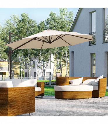 3 m Beach Hanging Umbrella Parasol