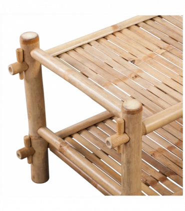 2-Tier Bamboo Shoe Rack