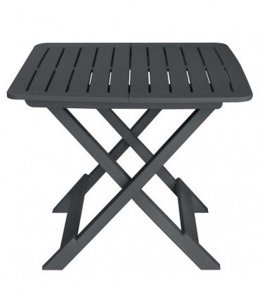 3 Piece Folding Bistro Set Plastic Anthracite
