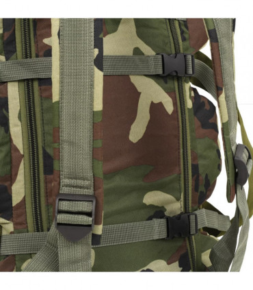 3-in-1 Army-Style Duffel Bag 120 L Camouflage