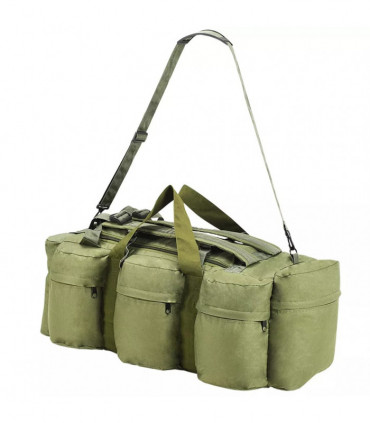 3-in-1 Army-Style Duffel Bag 120 L Olive Green