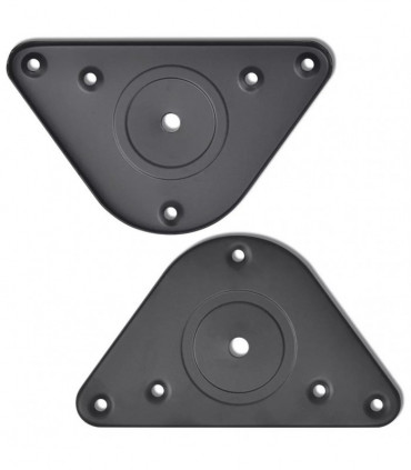 4 Height Adjustable Table Legs Black 1100 mm