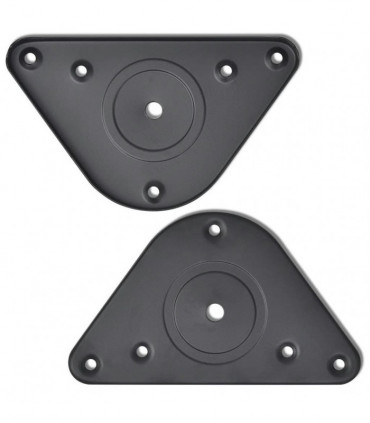 4 Height Adjustable Table Legs Black 710 mm