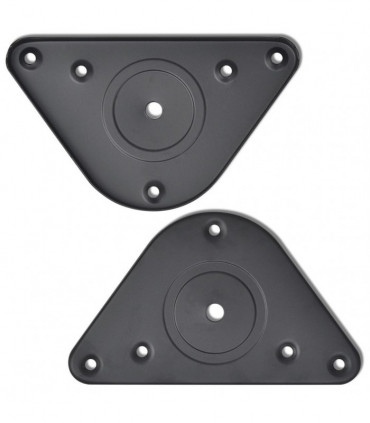 4 Height Adjustable Table Legs Black 870 mm