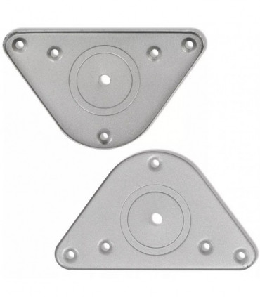 4 Height Adjustable Table Legs Chrome 870 mm