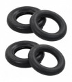 4 Piece Wheelbarrow Tire and Inner Tube Set 3.50-8 4PR Rubber