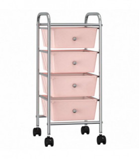 4-Drawer Mobile Storage Trolley
