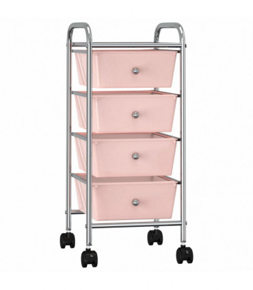 4-Drawer Mobile Storage Trolley