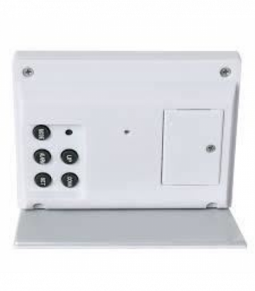 Acctim Mini Flip 2 Folding Travel LCD Alarm Clock White 15782