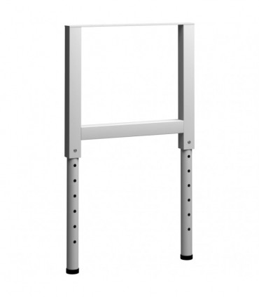 Adjustable Work Bench Frames 2 pcs Metal 55x(69-95.5) cm Grey