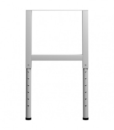Adjustable Work Bench Frames 2 pcs Metal 55x(69-95.5) cm Grey