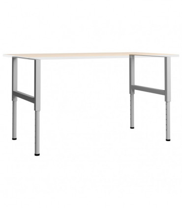 Adjustable Work Bench Frames 2 pcs Metal 85x(69-95.5) cm Grey