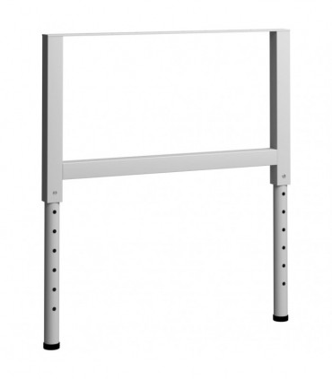 Adjustable Work Bench Frames 2 pcs Metal 85x(69-95.5) cm Grey