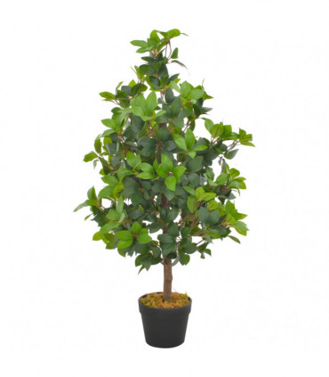 Artificial Plant Laurel Tree with Pot Green 90 cm
