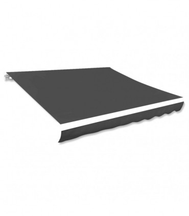 Awning Top Sunshade Canvas Anthracite 300x250 cm