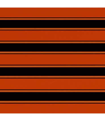 vidaXL Awning Top Sunshade Canvas Orange and Brown 400x300 cm