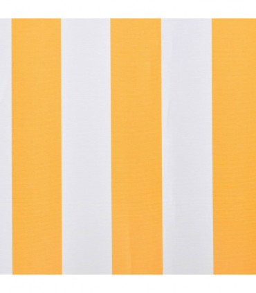 Awning Top Sunshade Canvas Sunflower Yellow & White 3x2,5m