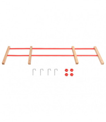 Backrest for Sledge Red Plywood