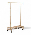 Bamboo Clothes Rack