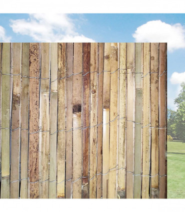 Bamboo Slatted Fence 1m X 4m