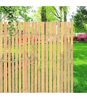 Bamboo Slatted Fence 1m X 4m