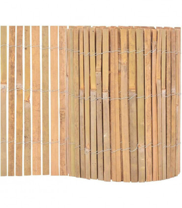 Bamboo Slatted Fence 1m X 4m