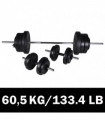 Barbell + 2 Dumbbell Set 60.5kg