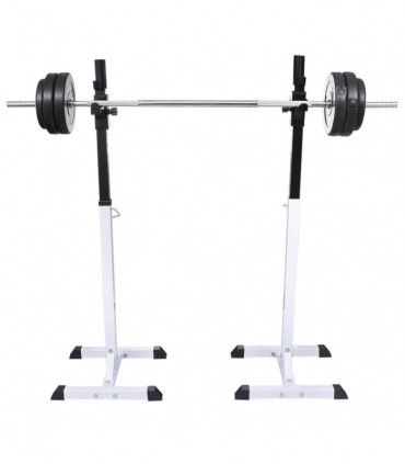 Barbell Squat Rack with Barbell and Dumbbell Set 30.5 kg