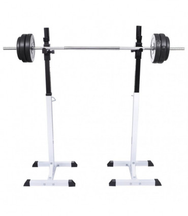 Barbell Squat Rack with Barbell and Dumbbell Set 60.5 kg