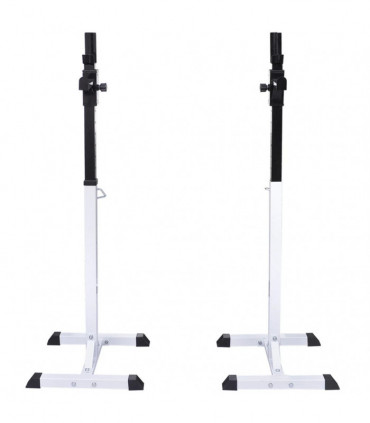 Barbell Squat Rack with Barbell and Dumbbell Set 60.5 kg