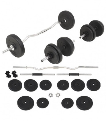 Barbell and Dumbbell Set 30 kg