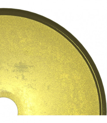 Basin Tempered Glass 30x12 cm Gold