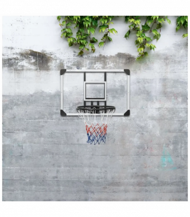 Basketball Backboard Transparent 90x60x2.5 cm Polycarbonate