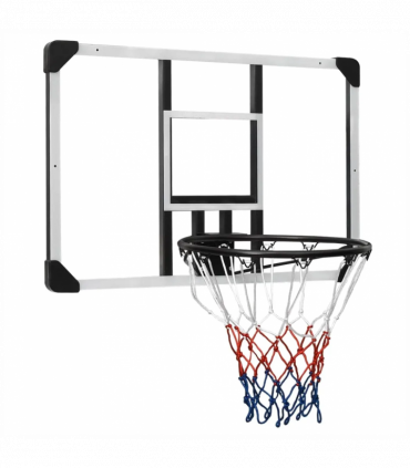 Basketball Backboard Transparent 90x60x2.5 cm Polycarbonate