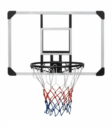 Basketball Backboard Transparent 90x60x2.5 cm Polycarbonate