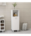 Bathroom Cabinet White 30x30x95 cm Engineered Wood