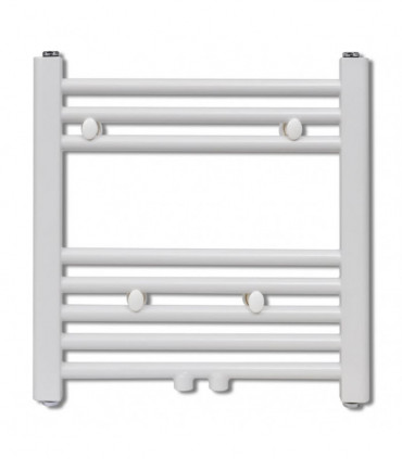 Bathroom Central Heating Towel Rail Radiator Straight 480 x 480 mm