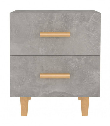 Bed Cabinets 2 pcs Concrete Grey 40x35x47.5 cm