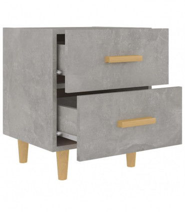 Bed Cabinets 2 pcs Concrete Grey 40x35x47.5 cm