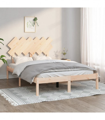 Bed Frame 120x200 cm Solid Wood