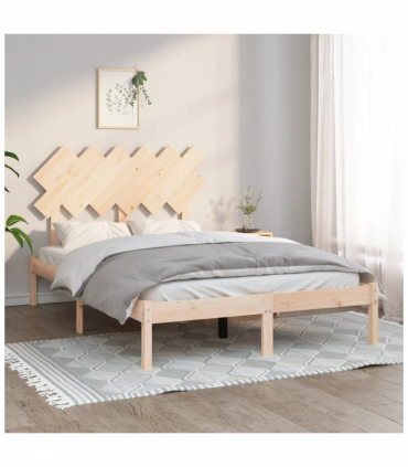 Bed Frame 120x200 cm Solid Wood