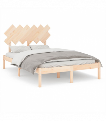 Bed Frame 120x200 cm Solid Wood