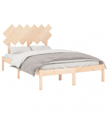 Bed Frame 120x200 cm Solid Wood