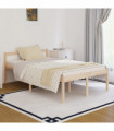 Bed Frame Solid Wood 120x190 cm 4FT Small Double