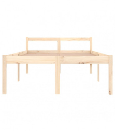 Bed Frame Solid Wood 120x190 cm 4FT Small Double