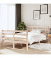 Bed Frame Solid Wood 120x200 cm 4FT Small Double