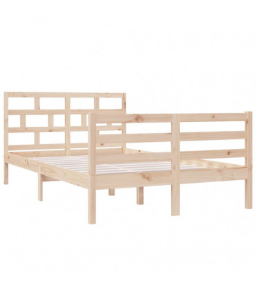 Bed Frame Solid Wood 120x200 cm 4FT Small Double