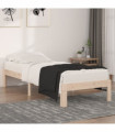 Bed Frame Solid Wood 75x190 cm 2FT6 Small Single