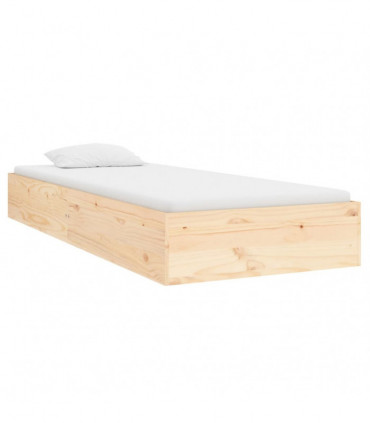 Bed Frame Solid Wood 75x190 cm 2FT6 Small Single